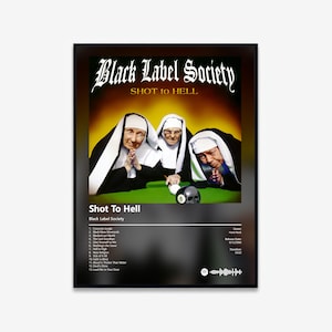 Black Label Society - Shot To Hell Album Art Poster | Digital Download | Print | Wall Art