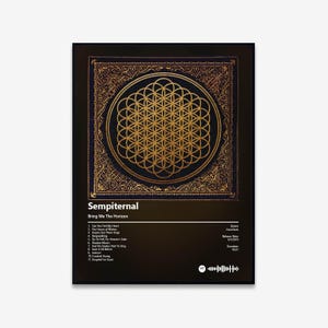 Bring Me The Horizon - Sempiternal Album Art Poster | Digital Download | Print | Wall Art