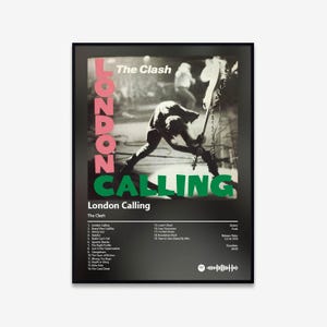 The Clash - London Calling Album Art Poster | Digital Download | Print | Wall Art