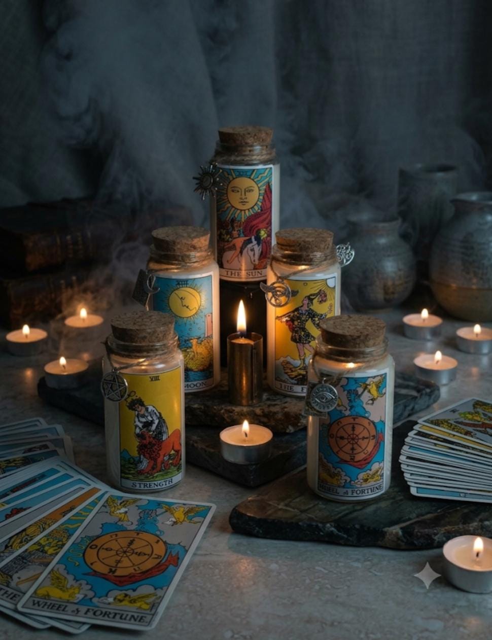 Tarot Candles - Etsy