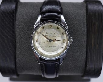 Reloj automático BULOVA 23 Sunburst. 23 joyas 10BPAC Automático de la década de 1950, suizo.