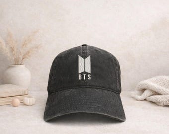 Kpop BTS - Vintage Baseball Cap - Washed Hat