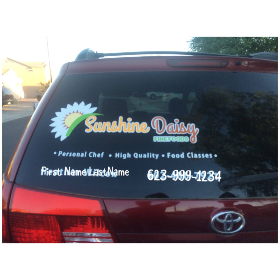 Custom Business Decal Logo Decals Cars Windows Walls Etsy