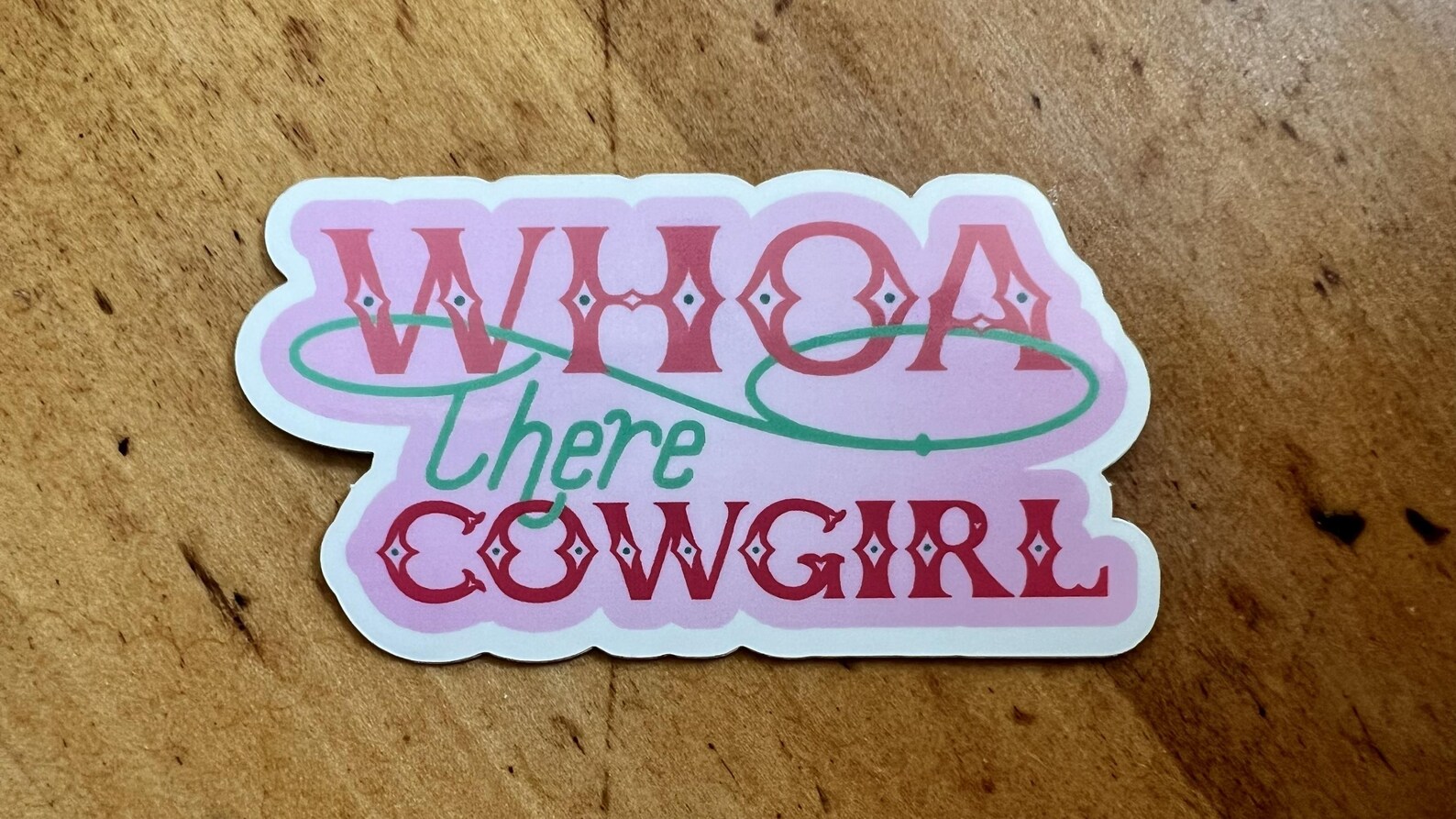 Whoa Sticker Whoa There Cowgirl Sticker - Etsy