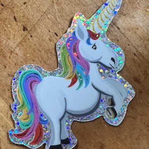 Unicorn Glitter Sticker