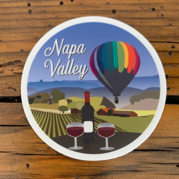 Napa Valley California Travel Sticker