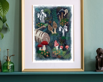 Forest Finds Art Print (unframed)