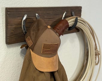 Handgemachte Hufeisen Garderobe