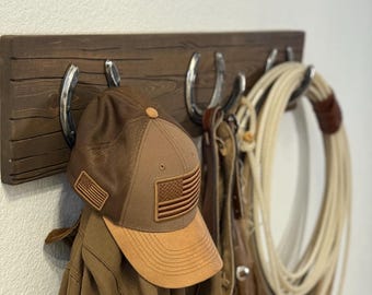 Handgemachte Hufeisen Garderobe