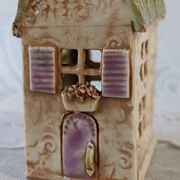 MAISON LIGHTABLE Maison Miniature Maison Petite maison maison céramique maison en céramique maison en céramique maison décorative maison féerique jardin Céramique enchantée