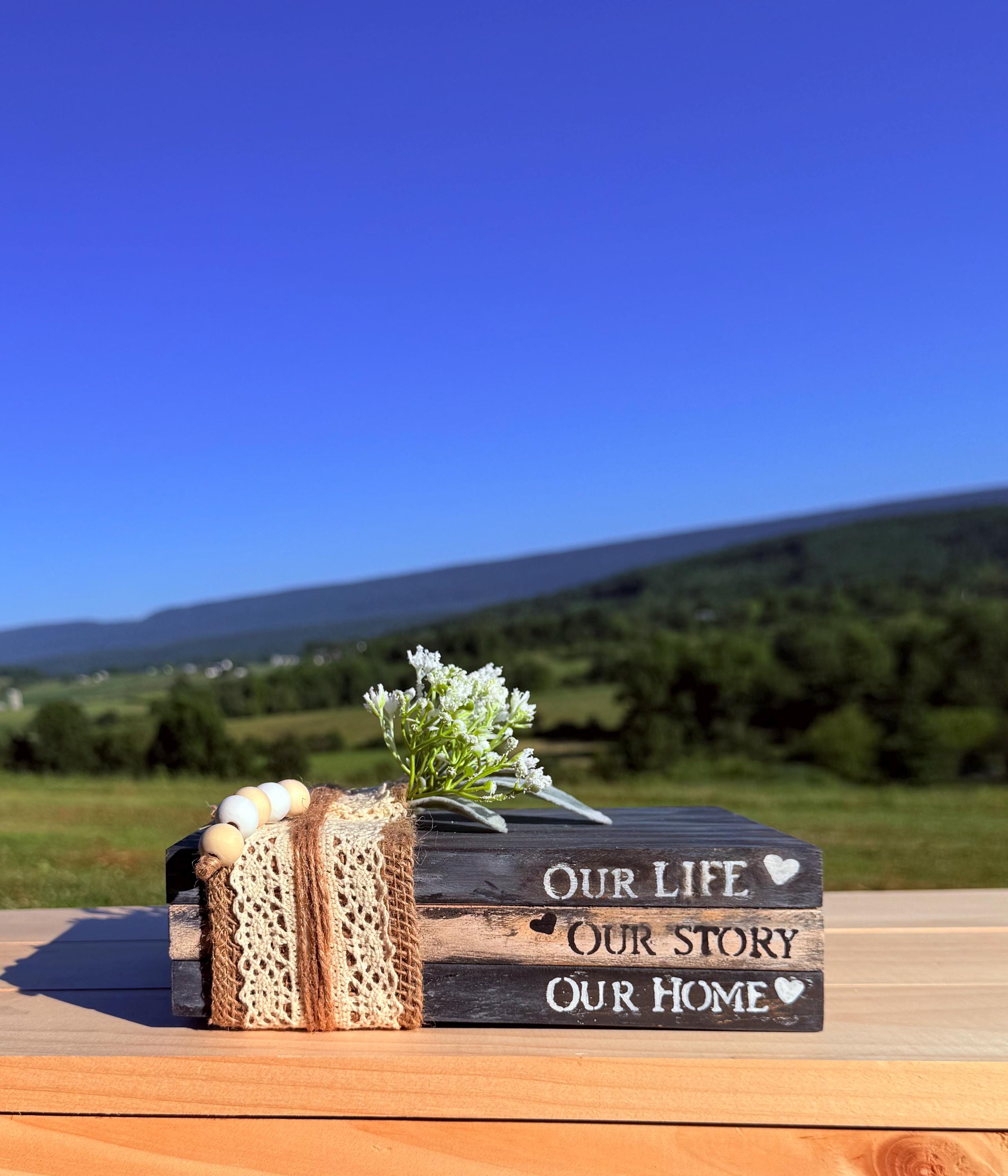 Our Life, Our Story, Our Home Wooden Books - Thumbnail 2