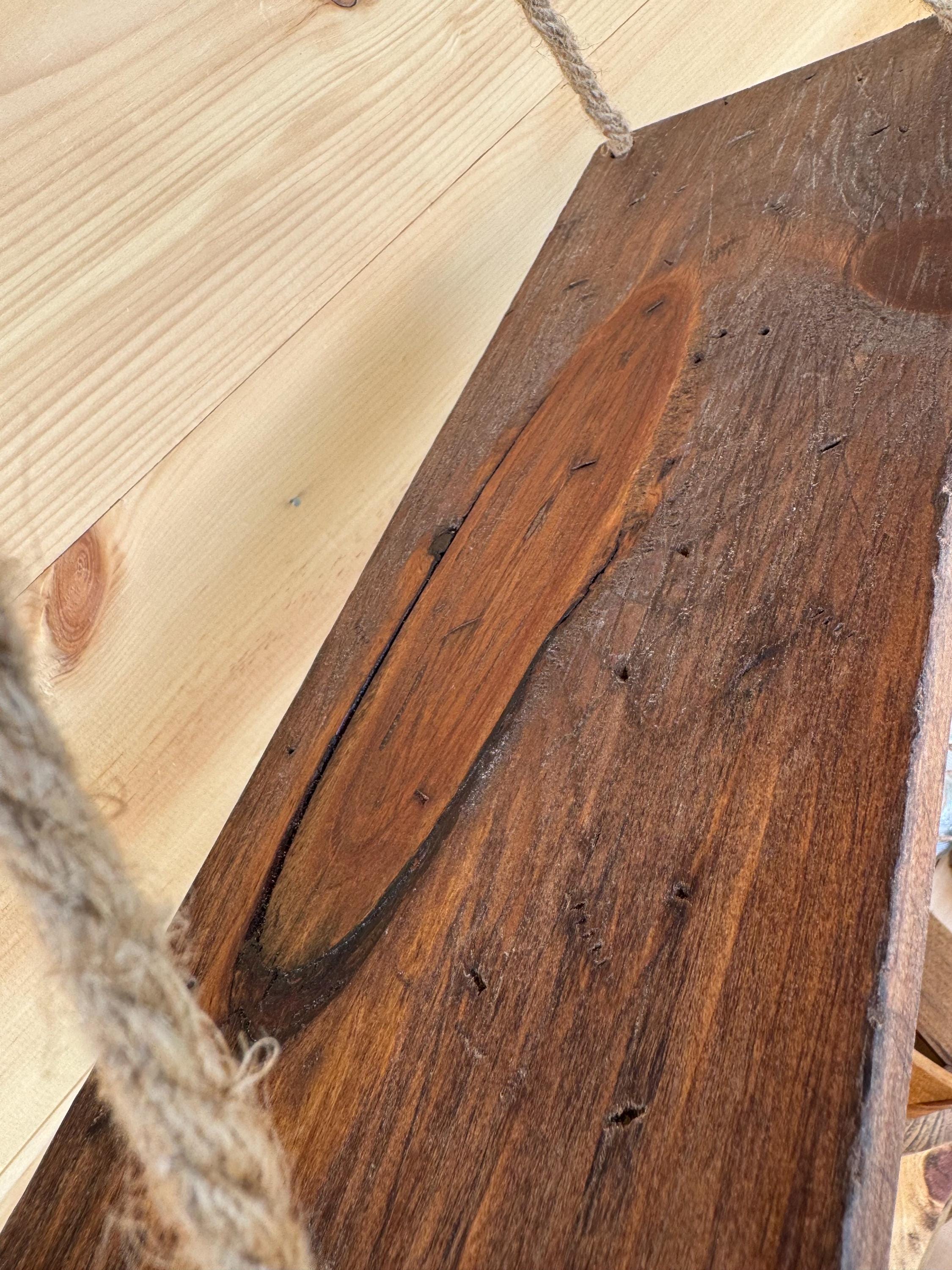 Rustic Hanging Rope Shelf – Farmhouse Wall Décor - Thumbnail 6