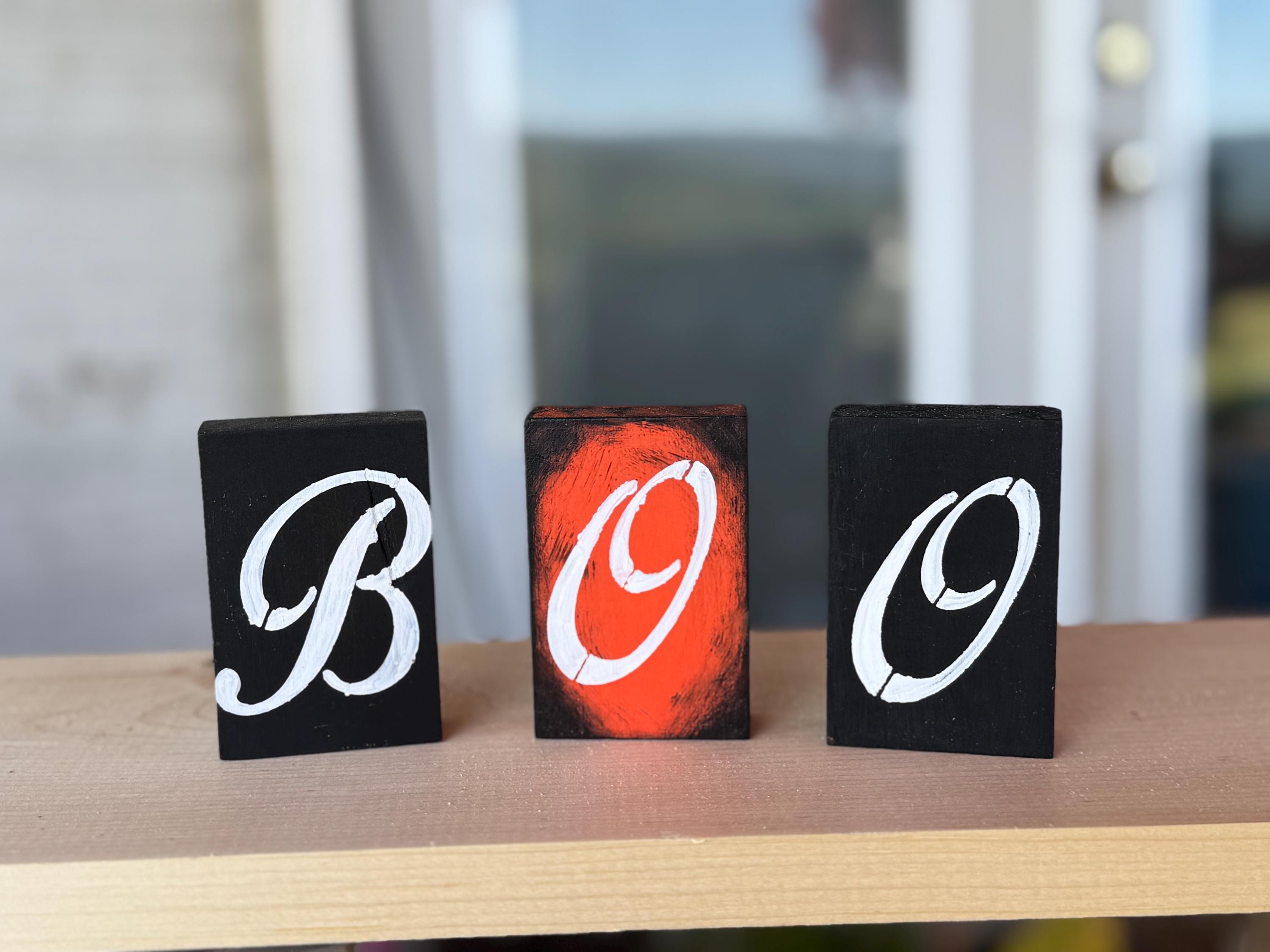 Decorative BOO Blocks - Thumbnail 2