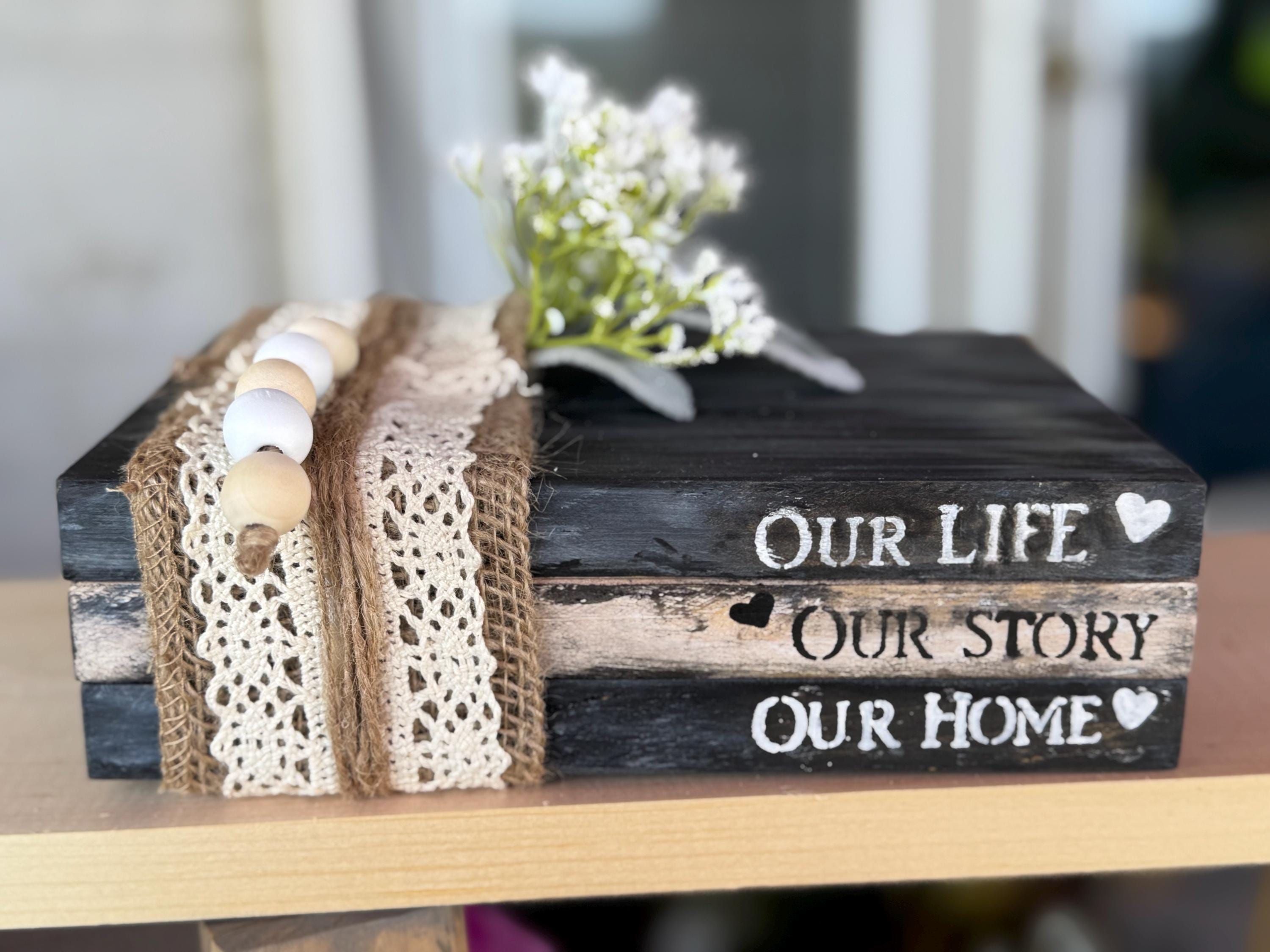 Our Life, Our Story, Our Home Wooden Books - Thumbnail 3