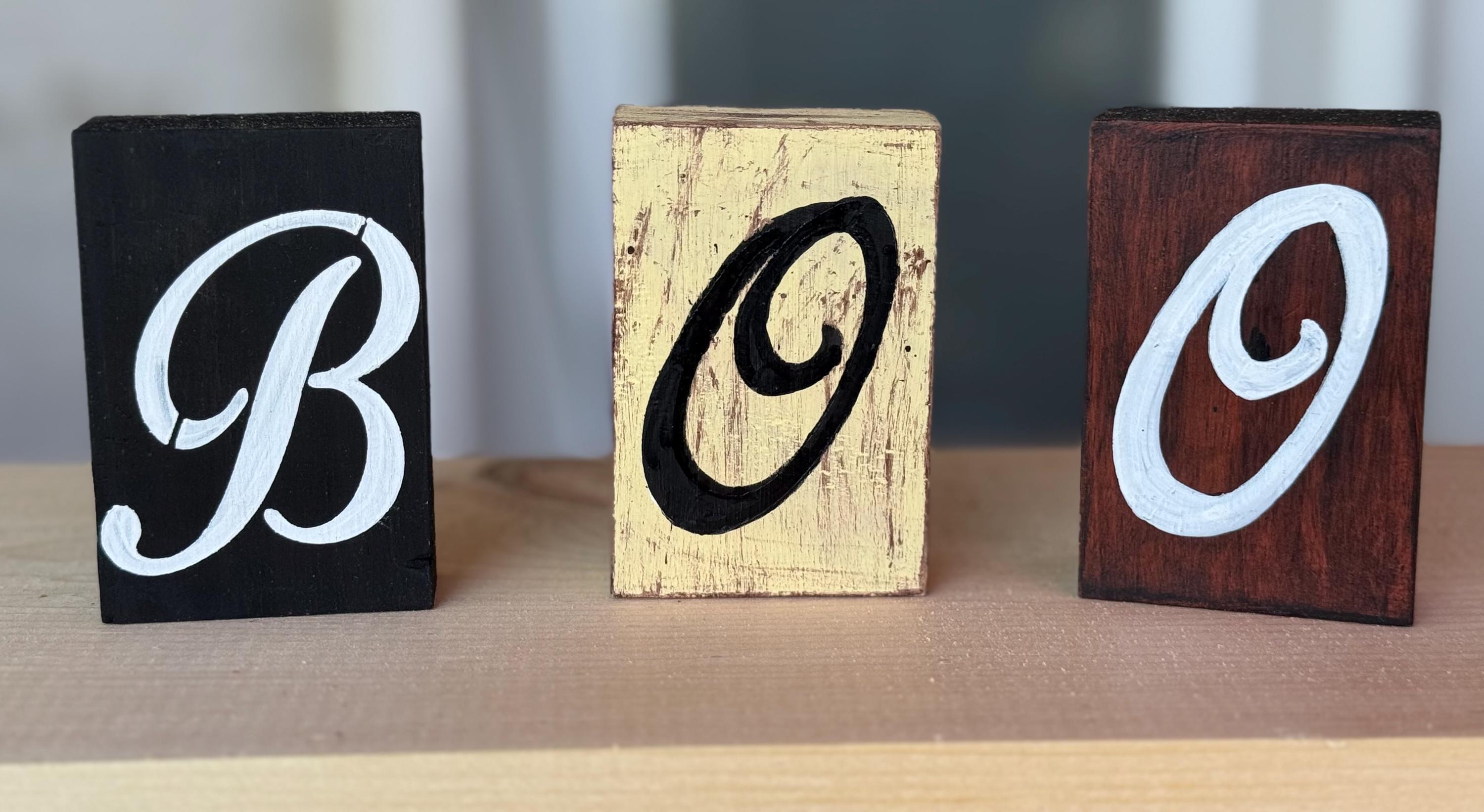 Decorative BOO Blocks - Thumbnail 3