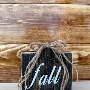 Wooden Fall Decor