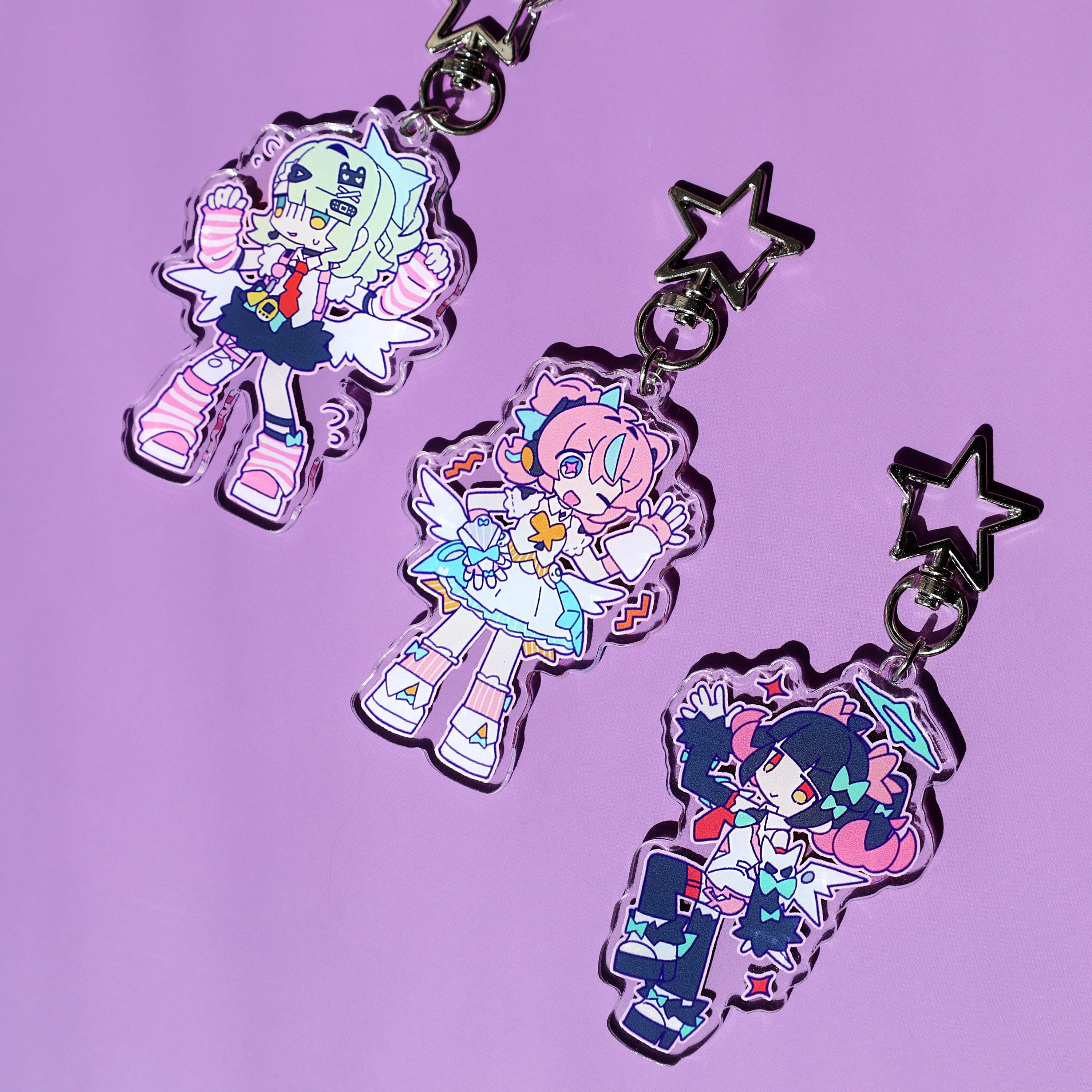 Zenless Zone Zero Dreaming Angel Acrylic Keychain Set! Cute Kawaii
