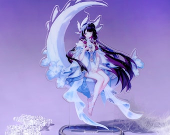 Genshi Colombina acrylic standee, perfect for anime desk decor and collectibles