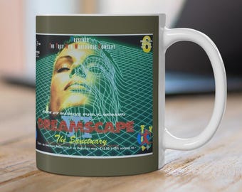 Rave Flyer Coffee Mug: Retro Raver Gift, Festival Drinkware