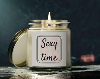 セクシーな時間ロマンチックな香りのキャンドル、寝室の装飾、アロマセラピーギフト、心地よいナイトライト、リラックスできるホームフレグランス、結婚式の記念品