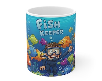 Tropical Fish Coffee Mug: Aquarium Lover's Drinkware