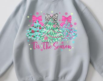 Christmas Tree with Bows PNG, Tis The Season (Digital Download)