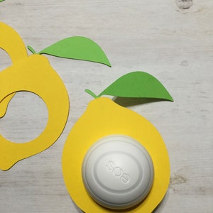 EOS baby shower favors, 12 eos baby shower lip balm holders,eos party favors,eos favors, trendy party favors,eos, lemon themed party favors