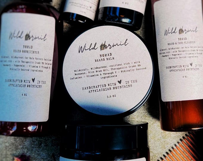 Organic Skincare Sample Starter Set: Wild Hermit Botanicals