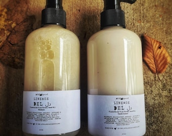 Organic Goat Milk Shampoo and Conditioner: Aloe & Flax Seed, Plum Kernel Extract | Vitamin Rich