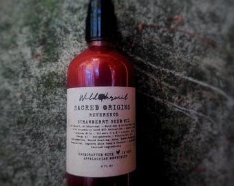 Organic Strawberry Seed Oil: Face, Hair & Body | Omega 3-6 | |Vitamins A to E | Plump, Firm