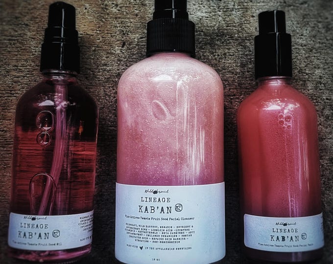 Tomato Fruit Seed Oil Skincare Trio: Cleanser, Toner & Face/Body Oil - VineActives