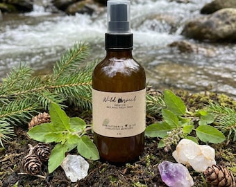 Holy Basil Facial Toner: Organic Tulsi, Chamomile & Aloe Vera | Vitamins A through E