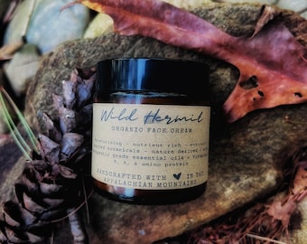 Organic Facial Moisturizing Cream: Wildcrafted, Nutrient-Rich, Anti-Aging