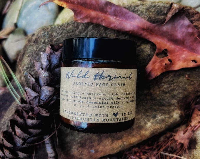 Organic, Wildcrafted Facial Moisturizing Cream - Nutrient-Rich Fusion of Vitamins, Minerals & Plant Enzymes for Age-Defying Hydration