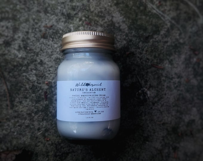 Enchanted | Plant Based Facial Moisturizer Cream: Blue Cornflower, Aloe, and Zinc