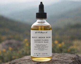 Holy Hedge Row, Sacred Flower Organic Intimate Wash by Wild Hermit Wellness | Yoni |