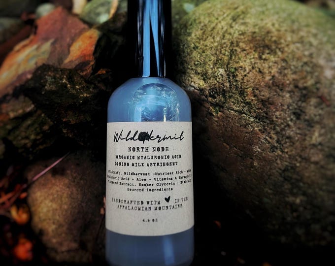 Hyaluronic Acid Milky Facial Toner: Natural Astringent with Collagen Peptides | North Node Collection