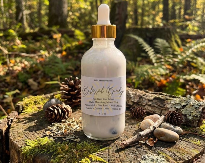 Blessed Body | Plant Based Non-Nano Zinc, Aloe & Blue Cornflower Mineral Sun Veil