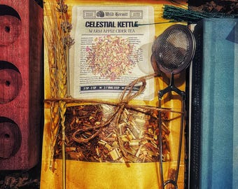 Celestial Kettle Loose Tea Blend: Soul Connection, Mindful | Warmth / Self Love | Historical Recipe | Organic