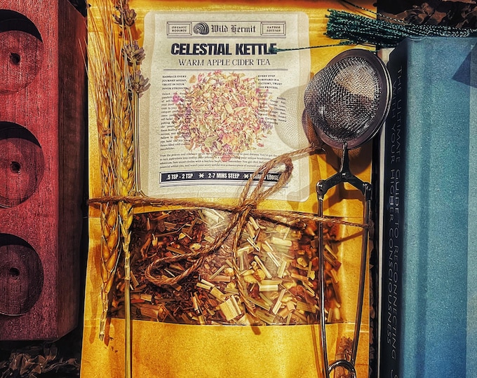 Celestial Kettle Loose Tea Blend: Soul Connection, Mindful | Warmth / Self Love | Historical Recipe | Organic