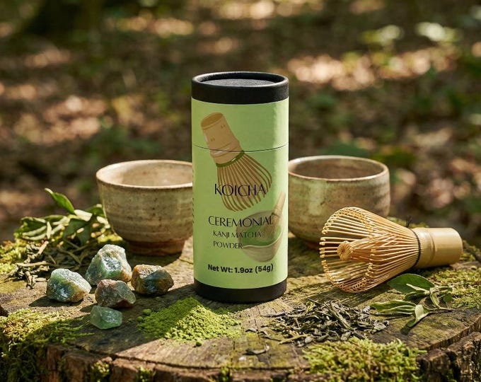 Wild Hermit's Koicha | Ceremonial Kanji Matcha Powder | Camellia Sinensis | Organic Non-GMO