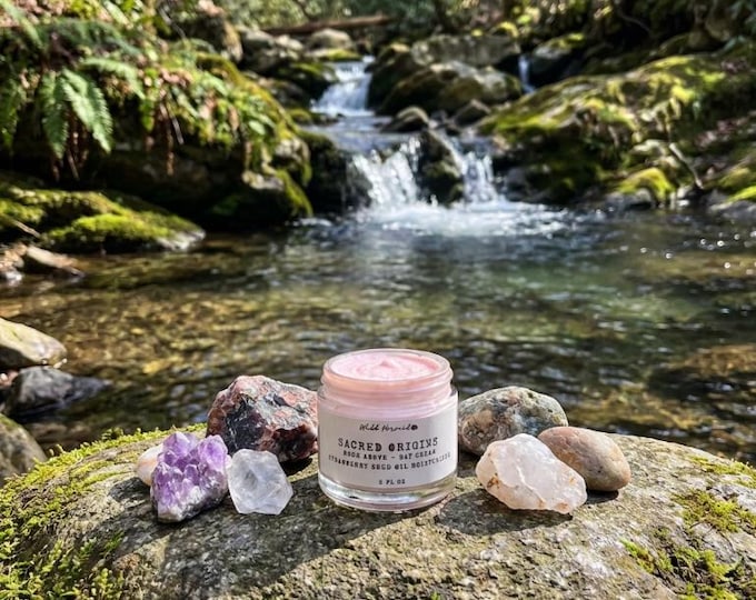 Noon Above Plant Based Strawberry Seed Oil Moisturizing Day Cream: Antioxidant Rich | A, E, C, Ellagic