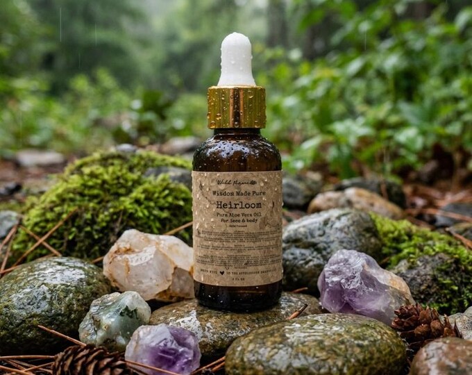 Heirloom - Wild Hermit Wellness' Aloe Vera Face Oil – Cold Pressed, Vitamin Rich (2oz)