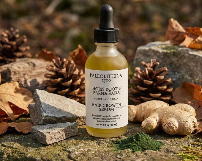 Paleolithica | Horn Root & Parna-Sada Hair Serum | For Growth, Nutrient Rich | Plant Botanicals