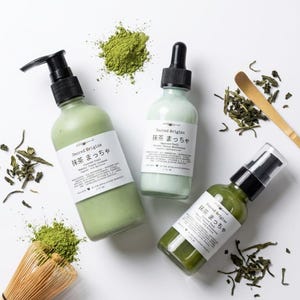 Matcha Green Tea Hautpflege-Trio: Reiniger, Feuchtigkeitscreme & Serum auf pflanzlicher Basis | 4000 BCE Zhou-Dynastie Rezept