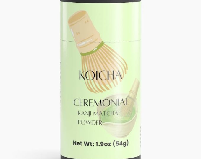 Wild Hermit's Koicha | Ceremonial Kanji Matcha Powder | Camellia Sinensis | Organic Non-GMO