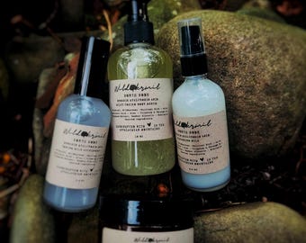Wild Hermit North Node Skincare: Hyaluronic Acid & Aloe - Milky Cleanser | Astringent | Body Serum +++