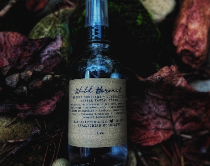 Beyond Ordinary - Wild Hermit's Luminactives line - Herbal Facial Tonic - Regional Bestseller - Wildcrafted - Vitamins A through E + Arnica