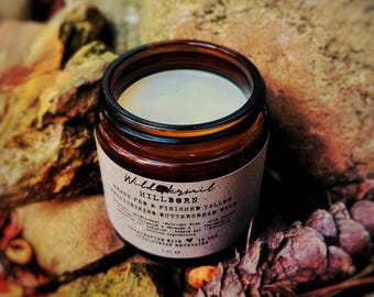 Frankincense Myrrh Tallow Buttercream Balm: Organic Geranium Healing & Sleep Cream