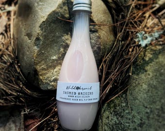 Mood Milk | Pourable Dab Cream | Organic Strawberry Seed Miracle Oil | Aromatherapy | Calming Lotion